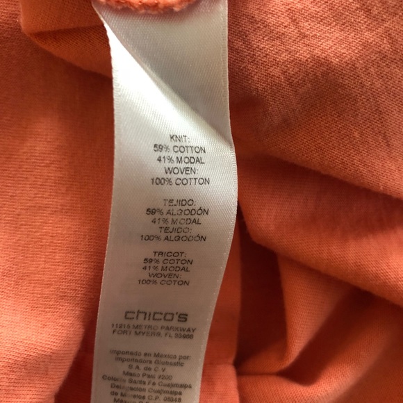 Chico’s Top Size 1 or Medium - Picture 7 of 8